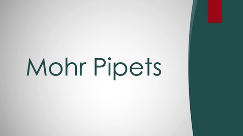 Thumbnail for Mohr Pipets