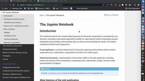 Thumbnail for Jupyter Notebook Tutorial