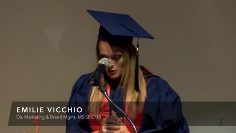 Thumbnail for Emilie Vicchio at SBC October Graduation