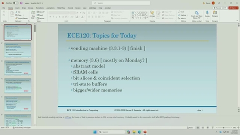 Thumbnail for Introduction to Computing (ECE 120 AL5) Spring 2026