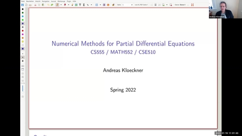 Thumbnail for CS555 Lecture 1 January 19