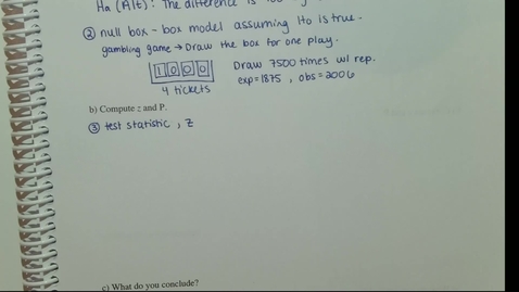 Thumbnail for Stat 100 4-19-23 Lecture (Week 14, Day 2)