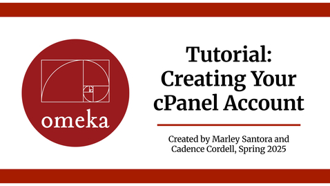 Thumbnail for Tutorial: Creating Your cPanel Account