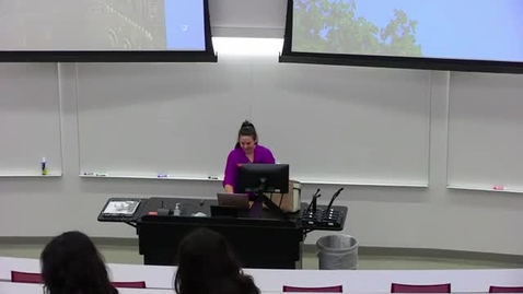 Thumbnail for BSE 638:  Week 7 Review - Dr. Valerie Jennings (3-4:50PM)