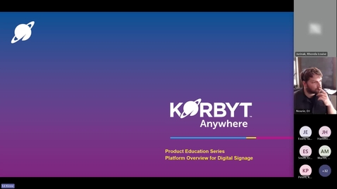 Thumbnail for Session 01 - Korbyt Signage Platform Overview Training - August 2024