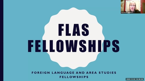 Thumbnail for IGI FLAS Fellowship Information Session - Graduate