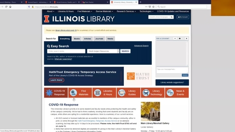 Thumbnail for Library Resource Overview by Nancy O'Brien