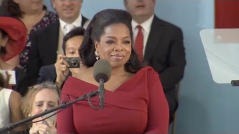 Thumbnail for entry Oprah Winfrey Harvard Commencement speech | Harvard Commencement 2013