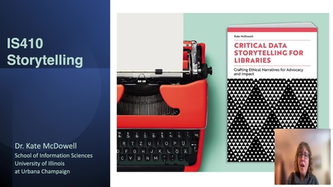 Thumbnail for IS:410 Storytelling with Kate McDowell