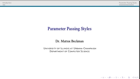 Thumbnail for Parameters