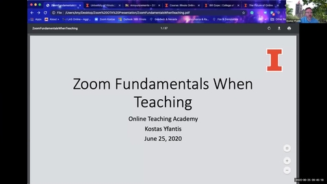 Thumbnail for entry OTA: Zoom Fundamentals when Teaching