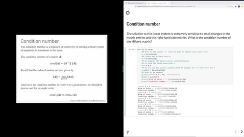 Thumbnail for Linsys - Conditioning - Properties