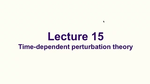 Thumbnail for Lecture15
