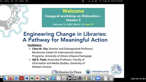 Thumbnail for Engineering Change in Libraries - Inaugural Workshop on Dislocation Session 2