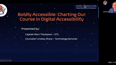 Thumbnail for Boldly Accessible: Charting our Course in Digital Accessibility