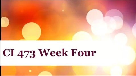 Thumbnail for CI 473 EST Week 4