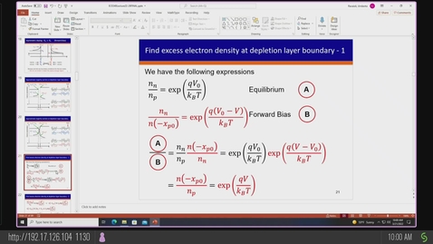 Thumbnail for entry ECE 340 A Spring 2022 Lecture 24