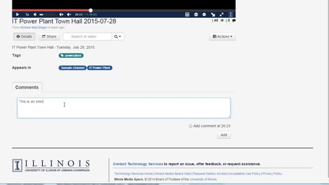 Thumbnail for Tip: Commenting with timestamps feature
