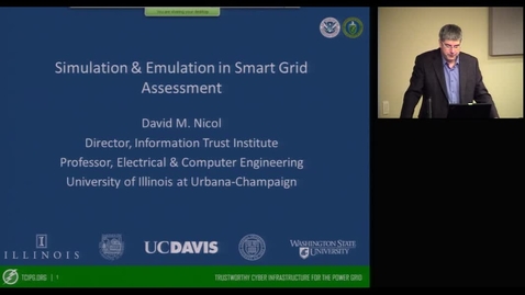 Thumbnail for entry Simulation &amp; Emulation in Smart Grid Assessment