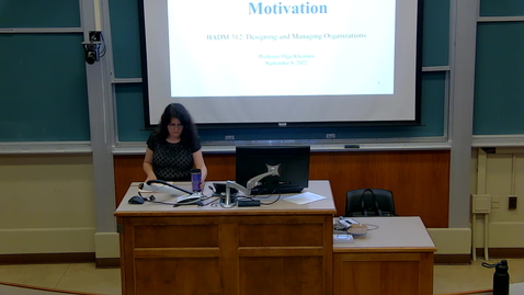 Thumbnail for Designing and Managing Orgs (BADM 312 D) Fall 2022
