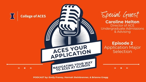 Thumbnail for ACES Your Application - Episode 2, Application Major Selection