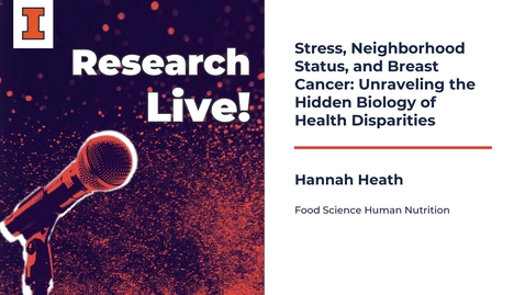 Thumbnail for Research Live! 2025: Impact Winner Hannah Heath