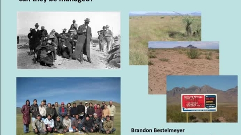Thumbnail for NRES 2016 Seminar Series - Brandon Bestelmeyer - October 21, 2016