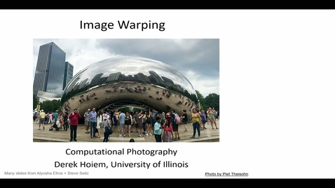 Thumbnail for CS 445 2022 Fall