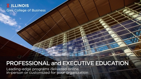 Thumbnail for Executive Education Overview