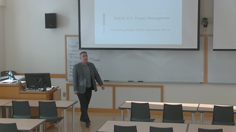 Thumbnail for Project Management (BADM 377 A) Fall 2023