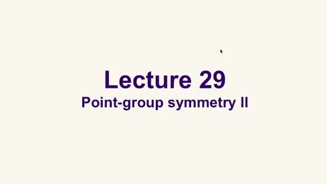 Thumbnail for Lecture29