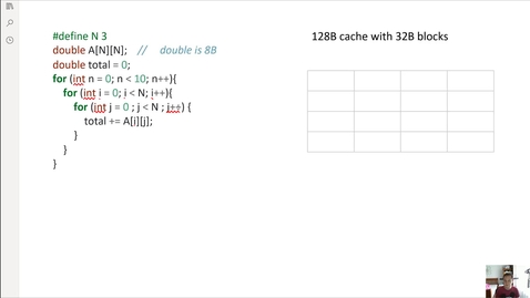 Thumbnail for Live Example: Row vs. column traversals