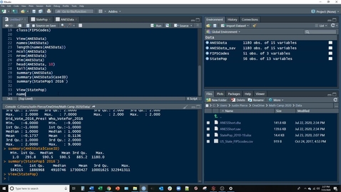 Thumbnail for Subsetting Data in R