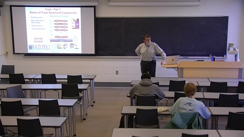 Thumbnail for 23 CEE 408 - Fall 2025 - 10 November