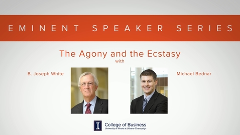 Thumbnail for Eminent Speaker Series: A Conversation with B. Joseph White