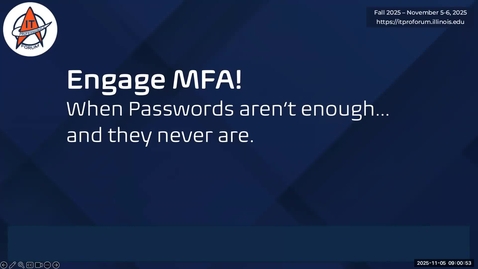 Thumbnail for Red Alert! Passwords are Not Enough – Engage MFA
