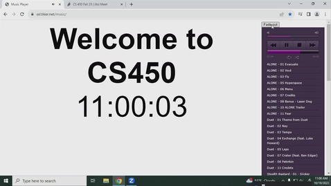 Thumbnail for Lecture 18, October 19 (via lecture capture)