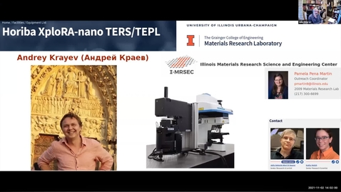 Thumbnail for Horiba Webinar: Nanoscale Chemical Imaging with Tip-Enhanced Raman and Photoluminescence Spectroscopy (AFM-Raman/PL/TERS/TEPL) at MRL, edited