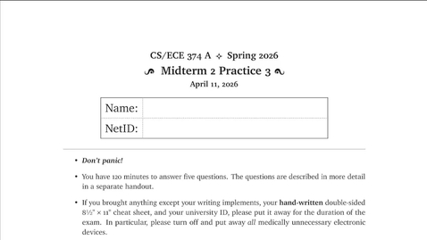 Thumbnail for Midterm 2 Practice 3