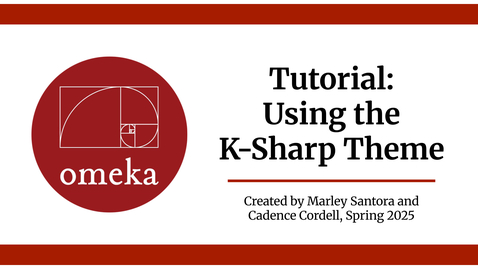 Thumbnail for Tutorial: Using the K-Sharp Theme