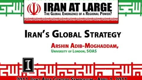 Thumbnail for Keynote: &quot;Iran's Global Strategy&quot;