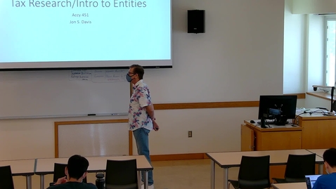 Thumbnail for Advanced Income Tax Problems (ACCY 451 E3) (ACCY 451 E4) Fall 2021