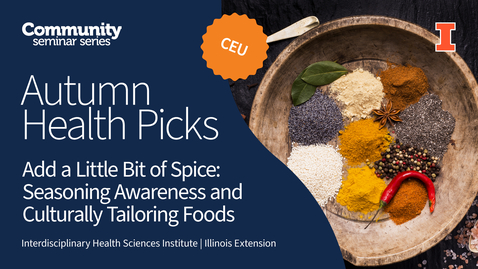 Thumbnail for Add a Little Bit of Spice: Seasoning Awareness and Culturally Tailoring Foods