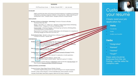 Thumbnail for BTW250 4.1: Resumes &amp; Research