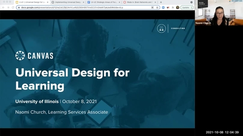 Thumbnail for Instructure: UDL for Canvas