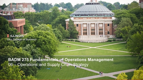 Thumbnail for Introduction to Operations Strategy01