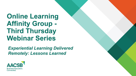 Thumbnail for Experiential Learning Delivered Remotely_ Lessons Learned