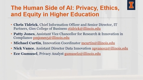Thumbnail for The Human Side of AI- Privacy, Ethics, and Equity in Higher Education