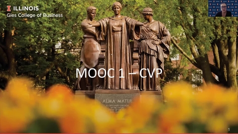 Thumbnail for ACCY 503 Cost Volume Profit Conceptual Quiz Week 4 MOOC 1 Beloit Review of Quiz Question
