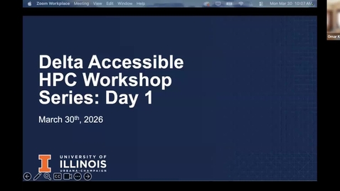 Thumbnail for Accessible HPC Workshop Series